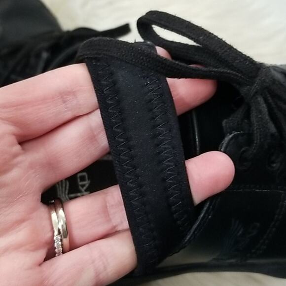 Dansko Elise Slip Resistant Black Sneakers - Picture 7 of 12